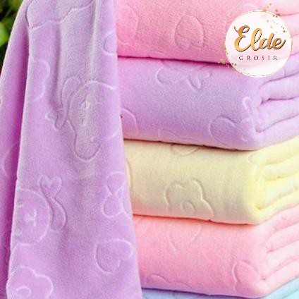 ELDE - Handuk Bayi Motif Beruang / Perlengkapan Mandi Bayi