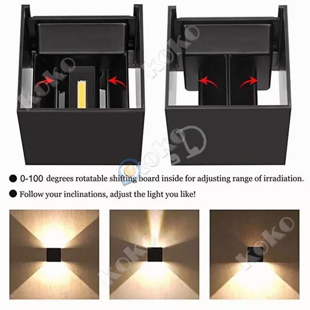 【local seller】Lampu Dinding Teras Minimalis Dekorasi Outdoor / Lampu Tembok Anti Air 2 Arah Led Nordic Series / Lampu Dinding Modern Outdoor / Lampu Outdoor Dinding Teras / Lampu Teras Lampu Pagar