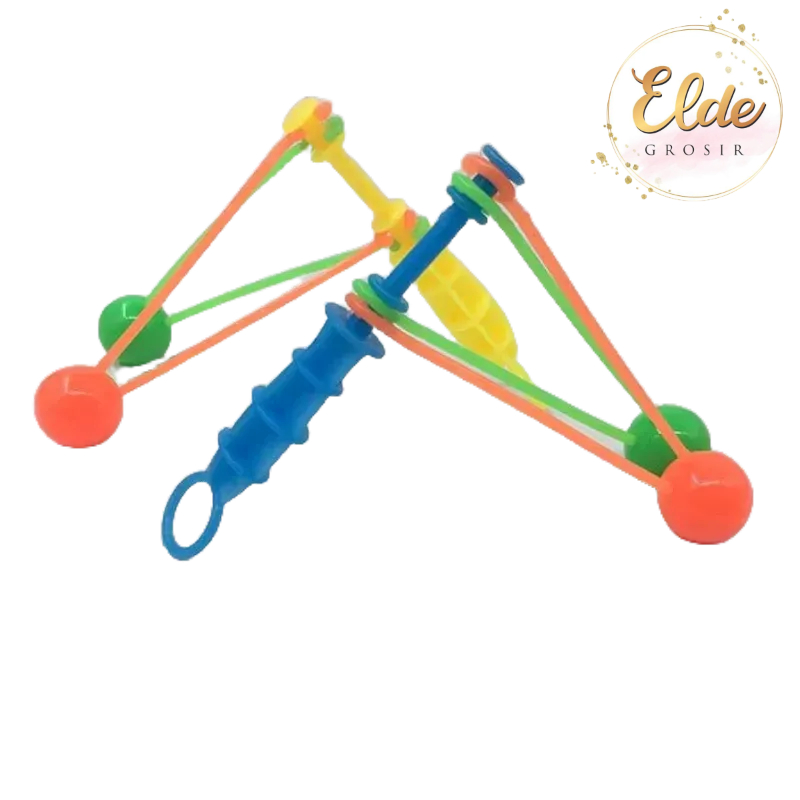 ELDE - Mainan Lato Lato Gagang stick 20cm