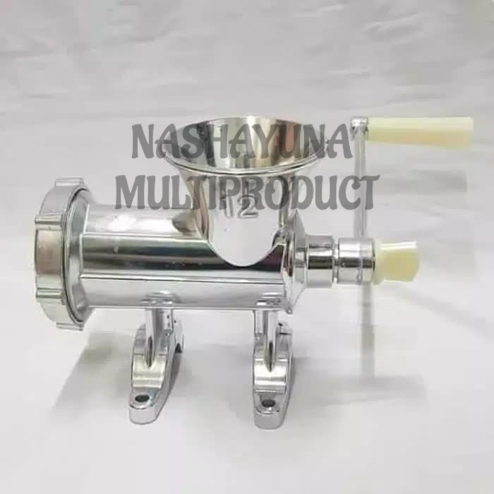 Promo!!! Gilingan Daging /kacang/voer VIPOO A12  Meat Mincer Manual Besi Bahan Stainless Steel