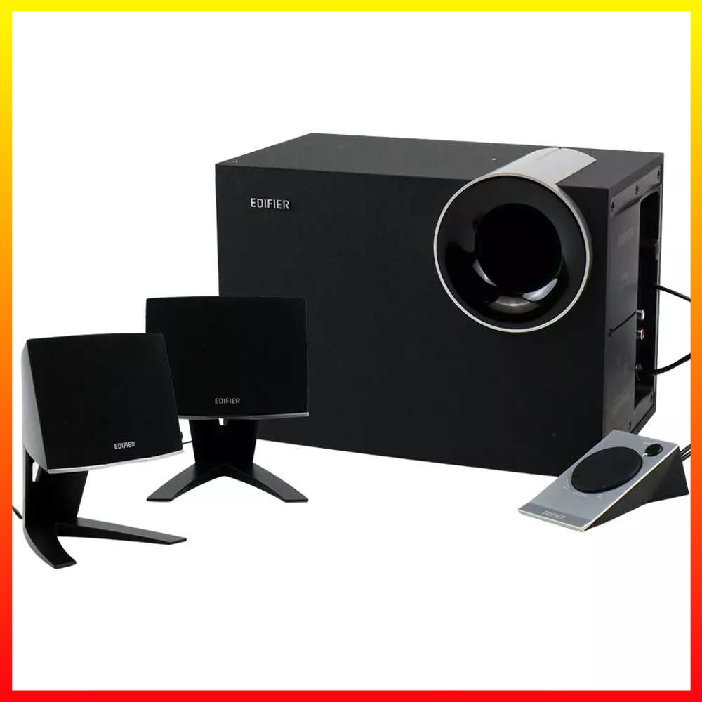 Subwoofer Speaker System Aktif Multimedia 2.1 Komputer Notebook TV Audio Rumah Edifier M1380 - I7SK2PBK