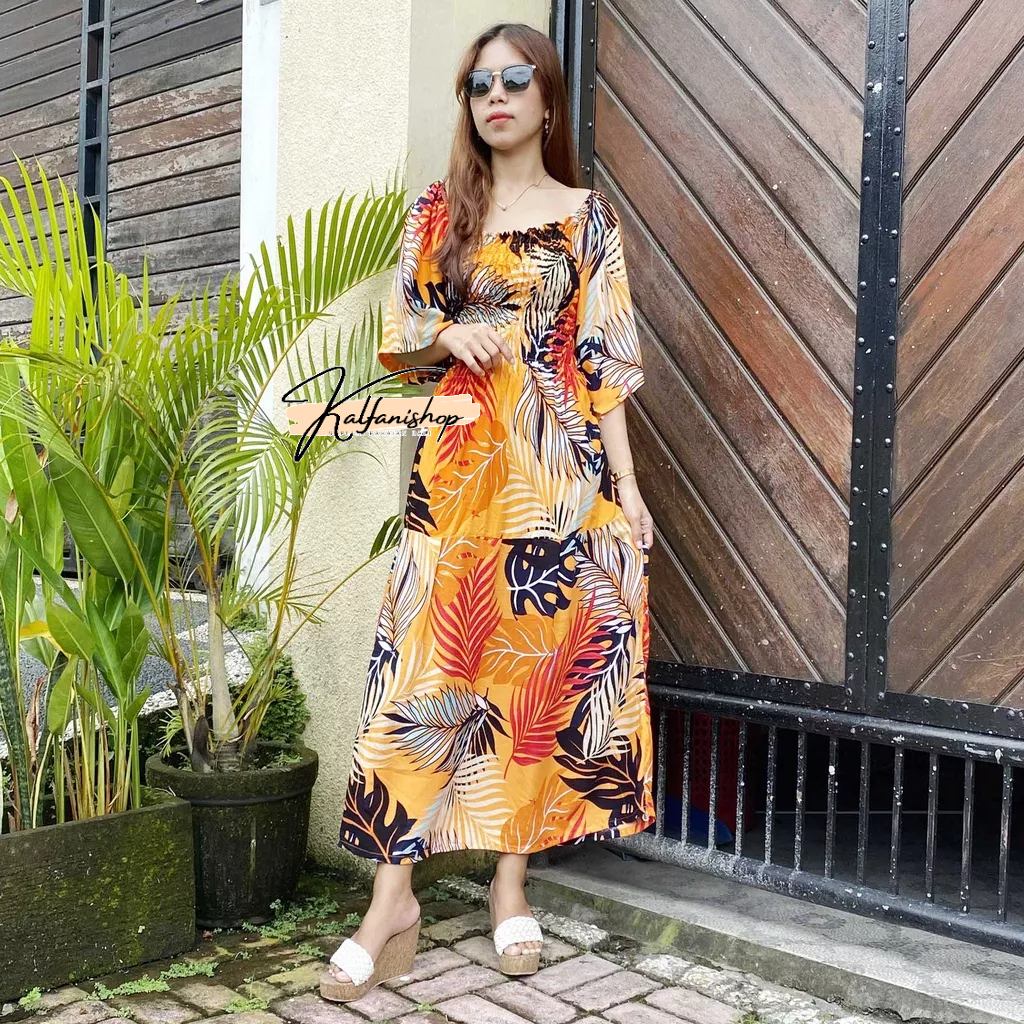 Dress Tropical Alexa Bali Panjang