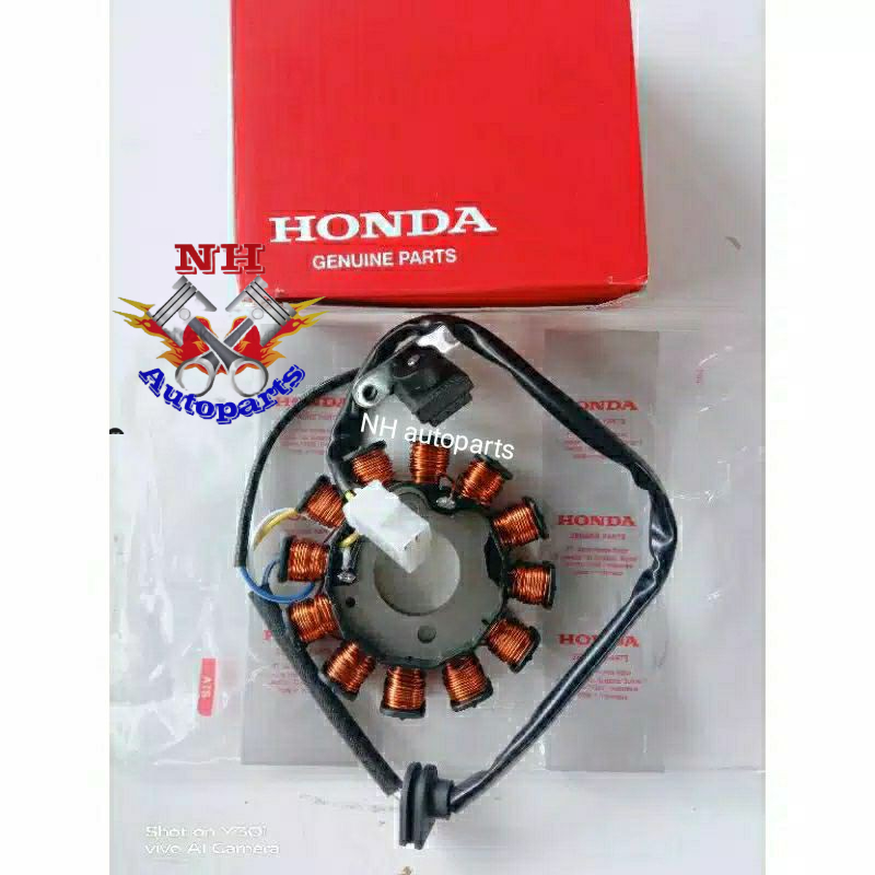 Spul Stator Assy Set untuk Motor Honda Beat Karbu Scoopy Karbu Spacy - Komponen Kelistrikan Penggant