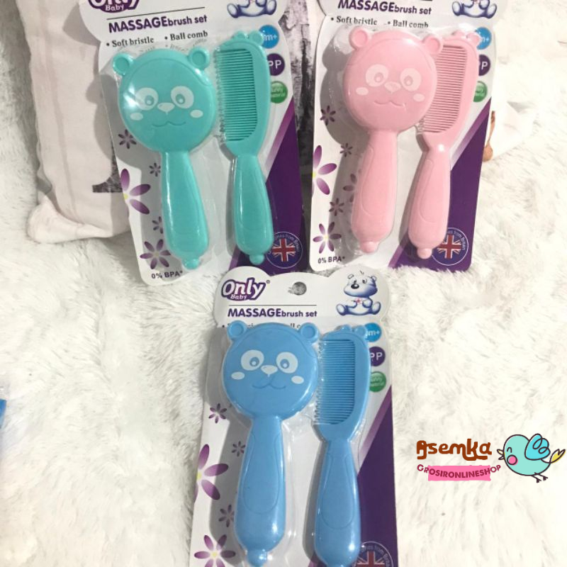 ANEKA SISIR BAYI BUNYI BIASA RELIABLE MOTIF PANDA LEBAH