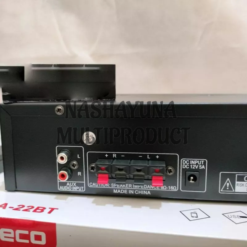 POWER AMPLIFIER DIGITAL FLECO A22BT AMPLI EQUALIZER BLUETOOTH