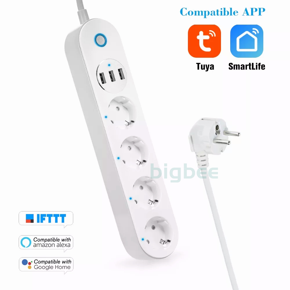 [COD] Smart Extension Power Strips (Smart Stop Kontak, WIFI)