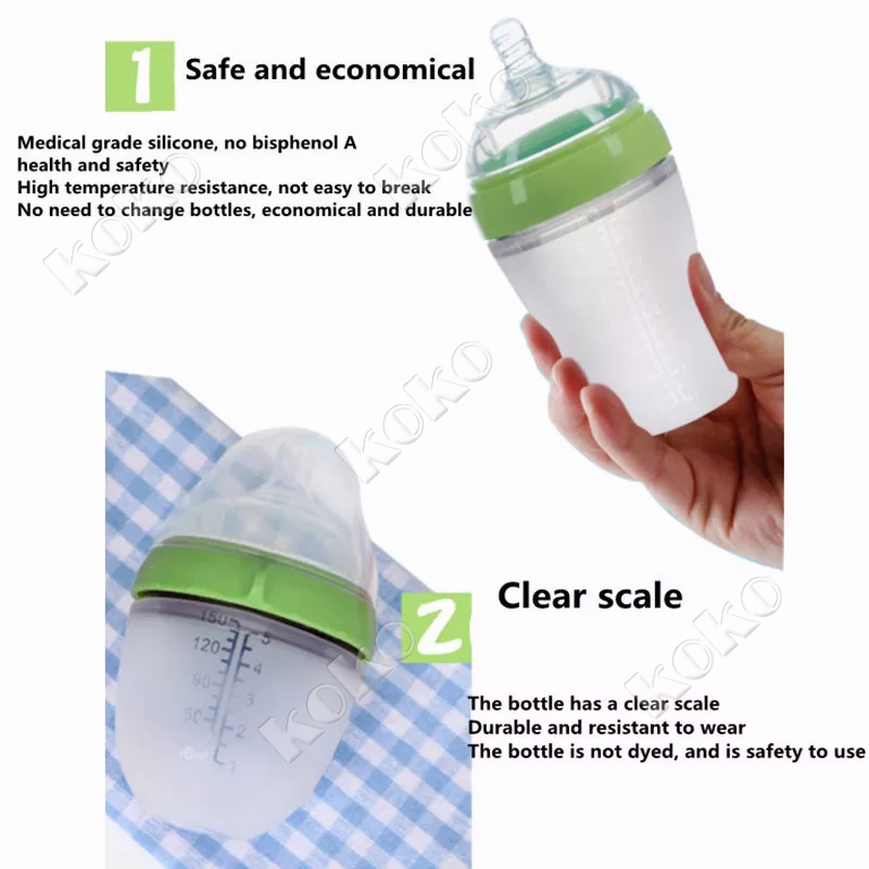 【penjual lokal】Kanebo Bello botol susu bayi / baby bottle dengan pegangan &amp; Sedotan