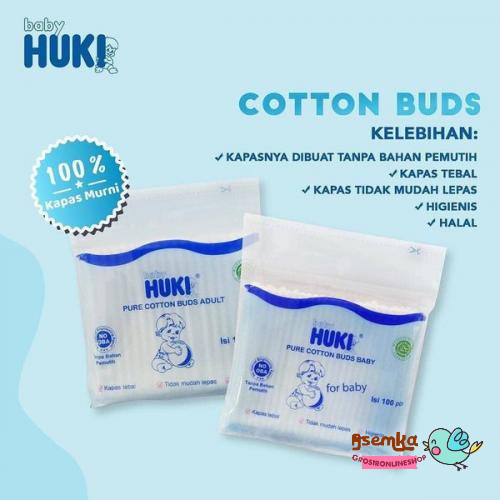 Cotton Bud Huki Lusty Bunny Ww untuk Baby dan Dewasa isi 100 S