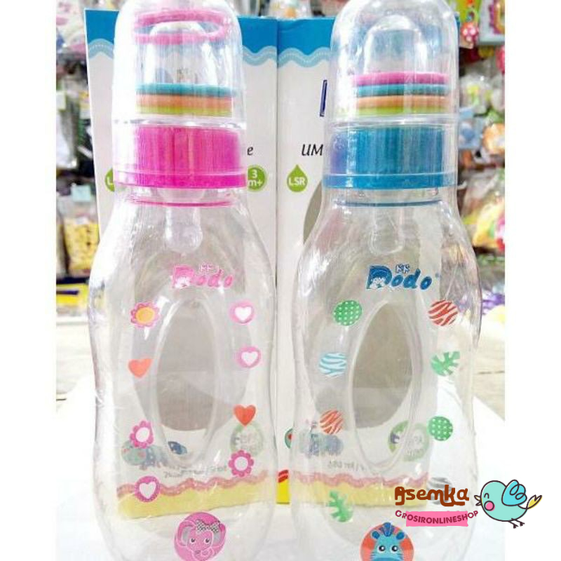 Botol susu UMIX Donat Dodo Lusty Bunny Bolong Tengah 240ml ring polos