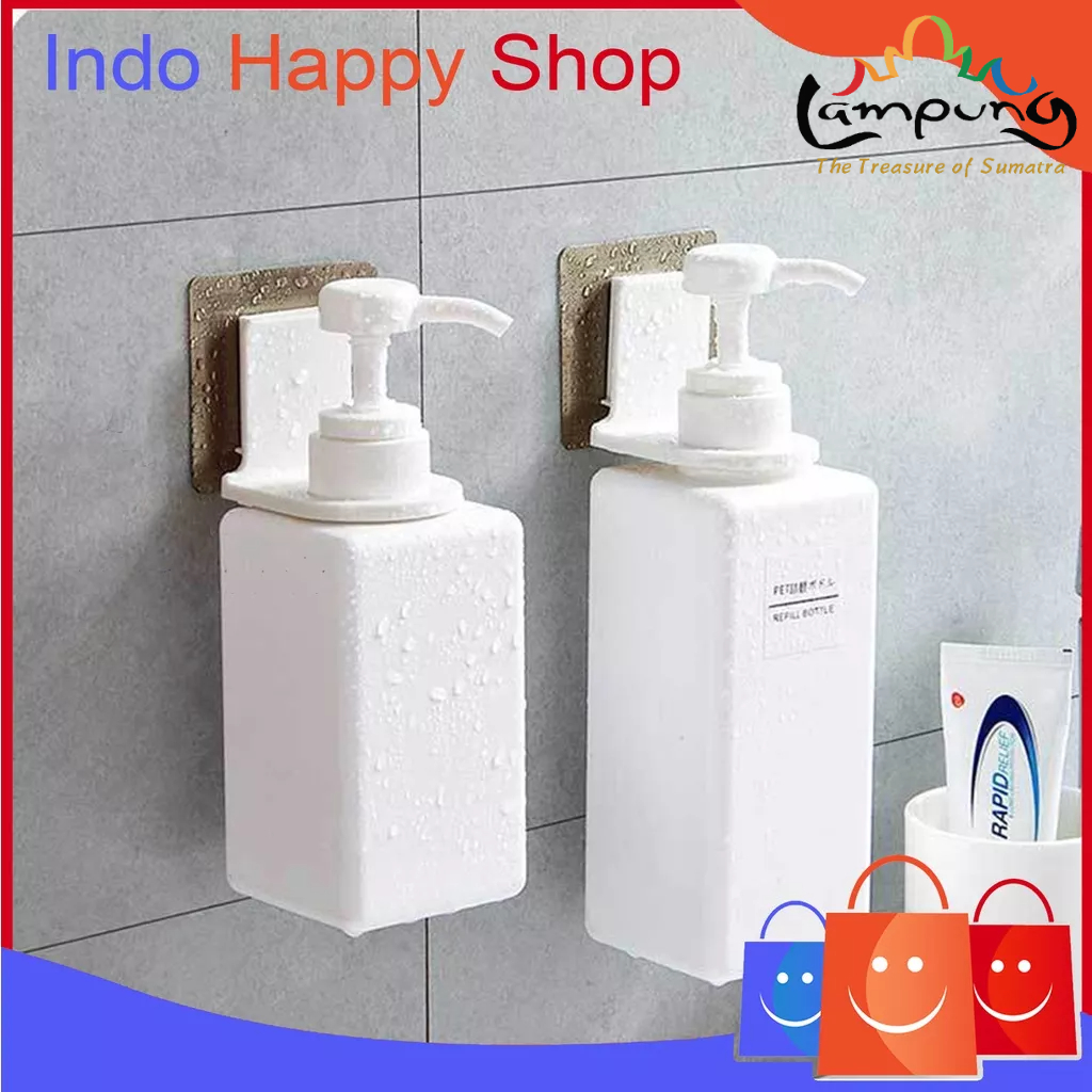 ⭐️𝐈𝐇𝐒 𝟑𝟑𝟑 𝐋𝐚𝐦𝐩𝐮𝐧𝐠⭐️Gantungan Botol Shampoo Sabun Dinding Kamar Mandi Holder Botol Sabun Serbaguna