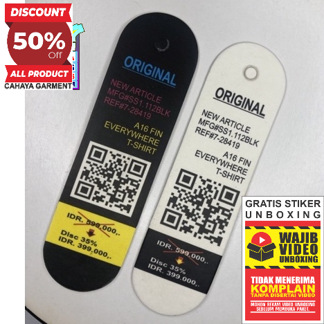 

ORIGINAL LABEL PRICE TAG BARCODE SUPER PREMIUM CO 1X DI KIRIM 600PCS