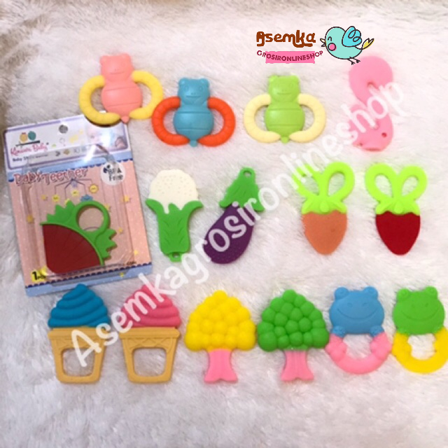 Gigitan bayi yeoyeo / kinawa baby / gigitan karet padat