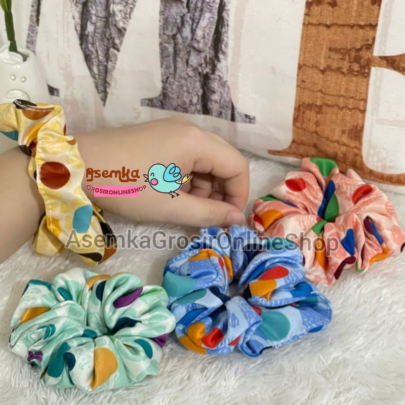 SCRUNCHIE SCRUNCHIES Cepol Cepolan Rambut Ikat Rambut Hijab