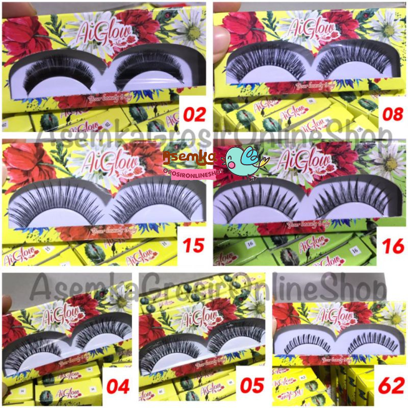 TERLENGKAP BuluMata Palsu AIGLOW EYELASH / Bulu Mata Palsu Aiglow