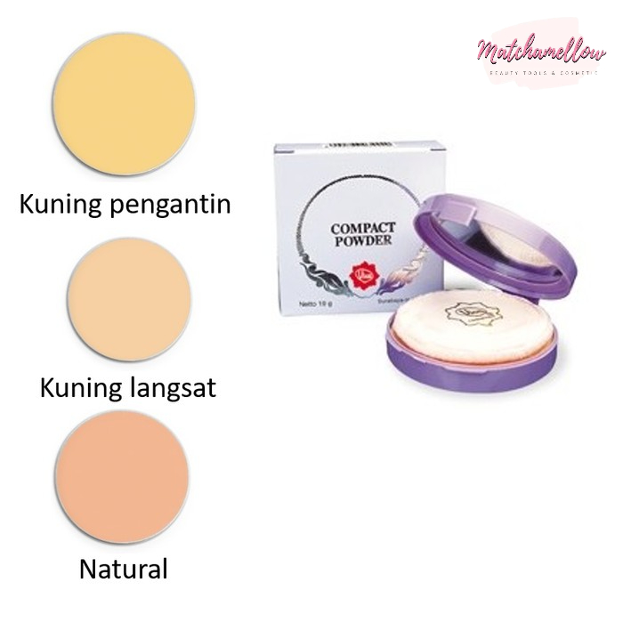 ❄️MATCHA❄️ VIVA LILAC COMPACT POWDER 19GR - BEDAK VIVA ORIGINAL BPOM