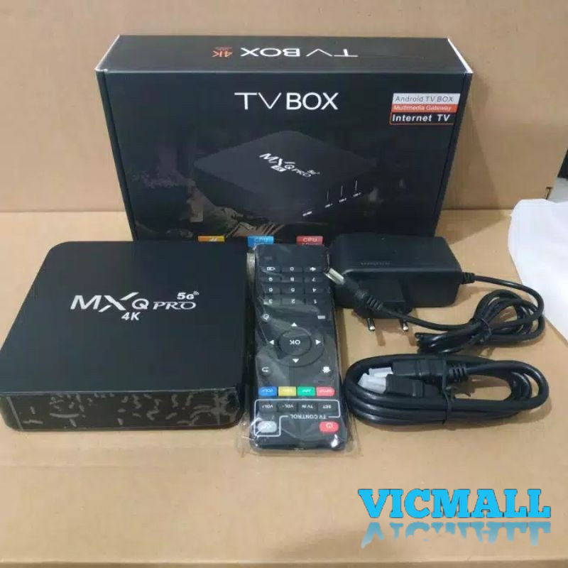 VICMALL - 2GB+16GB Android TV BOX MXQ PRO 4K 5G - Smart TV Box Media Player - TV BOX Ram 2GB / Rom 16GB SET TOP BOX STB