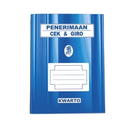 

Buku penerimaan cek & giro kwarto