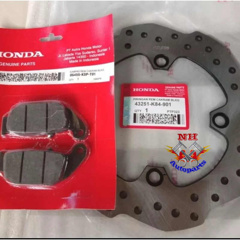 PIRINGAN BELAKANG+DISPED HONDA CRF 150/PNP MEGAPRO NEW/CB 150 LED/CB 150 LED/CBR