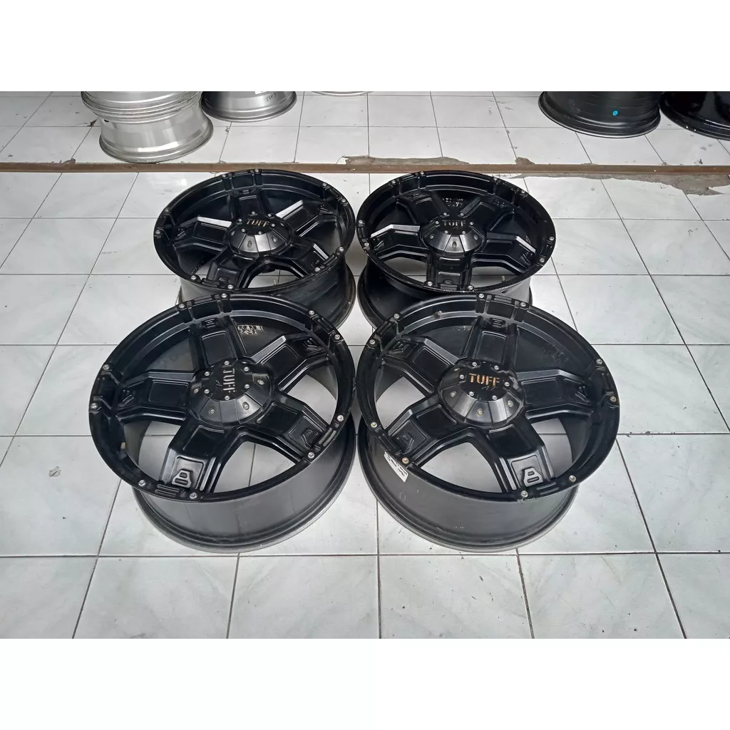 VELG MOBIL RACING TUFF RING 20 LEBAR 9,5 PCD 6x139,7 FORTUNER, PAJERO, STRADA, TRITON, HILUX, DMAX, 