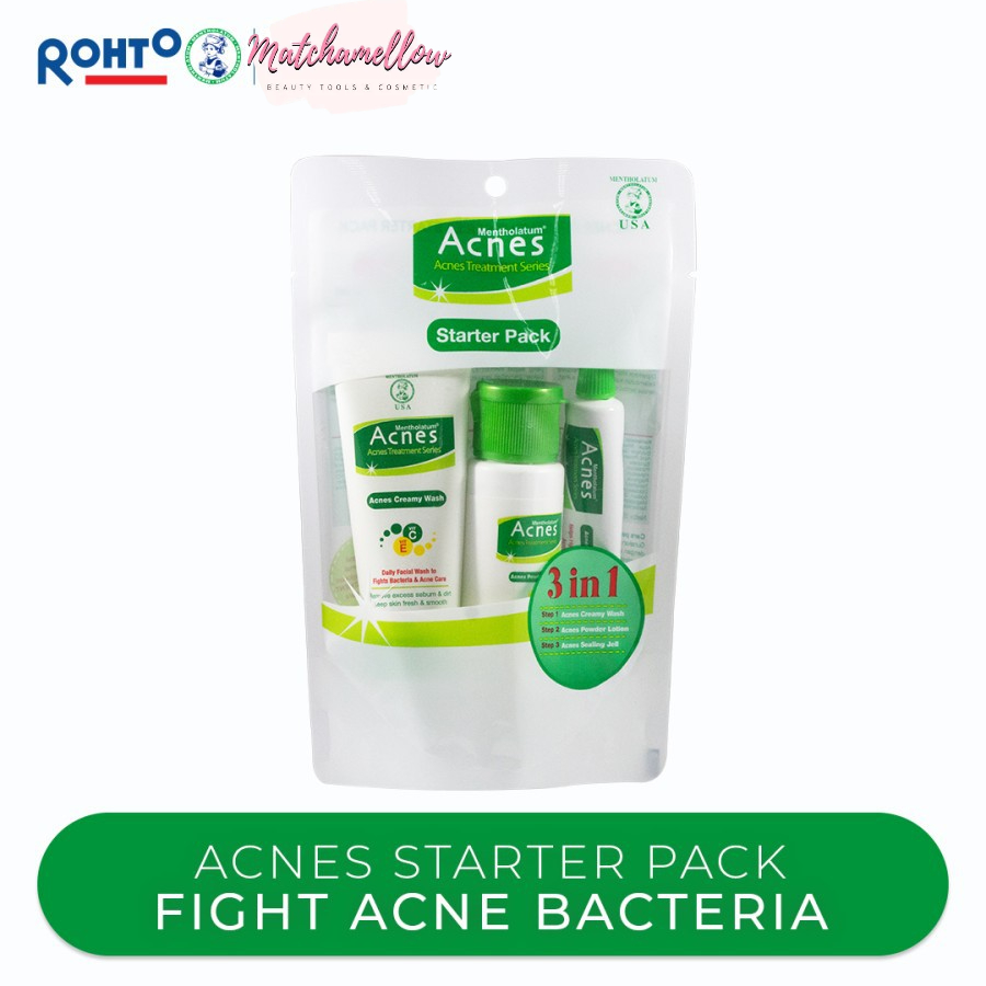 ❄️MATCHA❄️ ACNES STARTER PACK - ACNES TREATMENT SERIES TRAVEL KIT