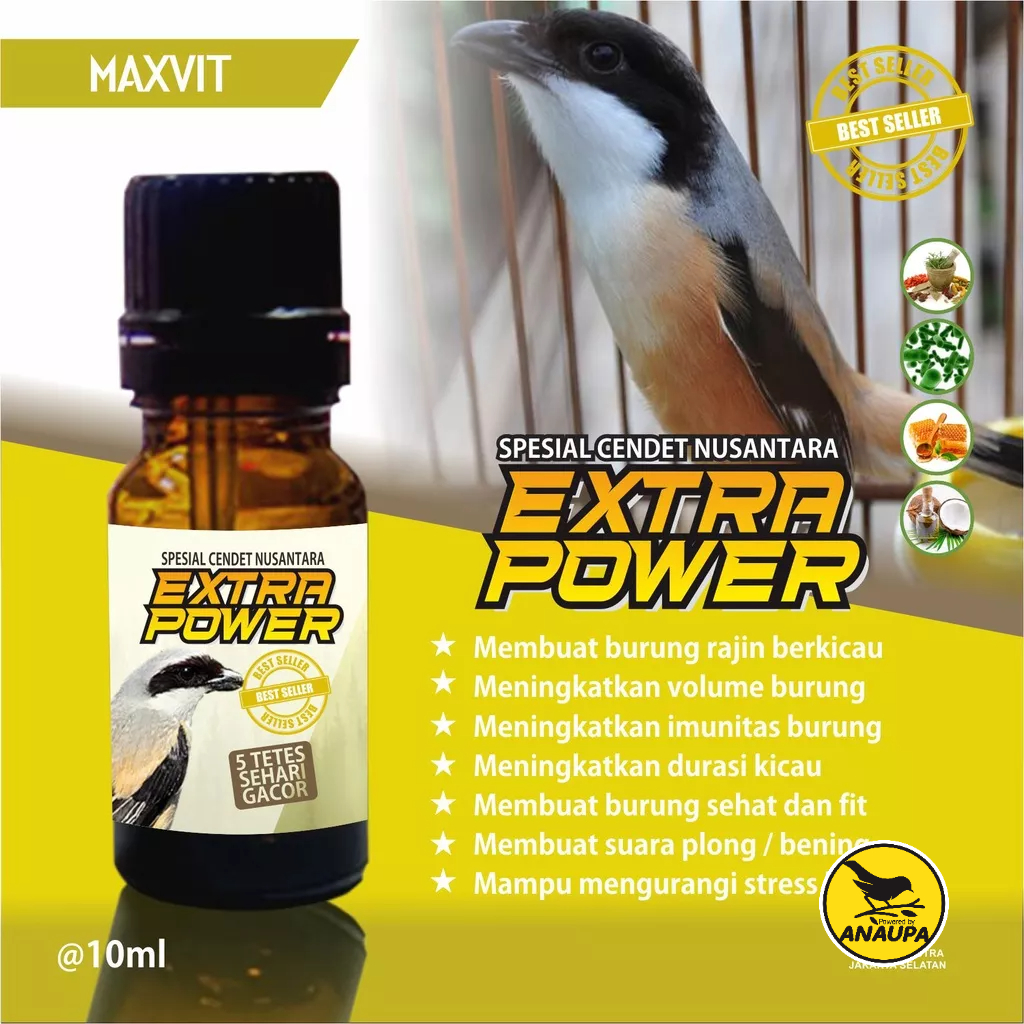 VITAMIN BURUNG CENDET KACER POCI EXTRA POWER HERBAL