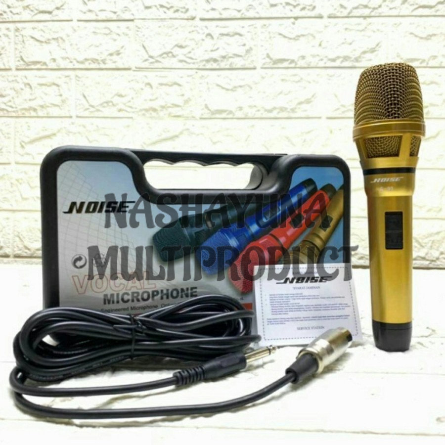 [BAYAR DI TEMPAT] MICROPHONE VOCAL/MICROPHONE KARAOKE NOISE S-90 MICROPHONE PROFESIONAL DYNAMIC MICROPHONE ORIGINAL