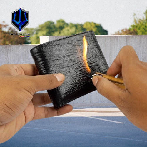 Tas Pria | Dompet | Dompet Lipat | Dompet Kulit Motif Kayu D001 HT