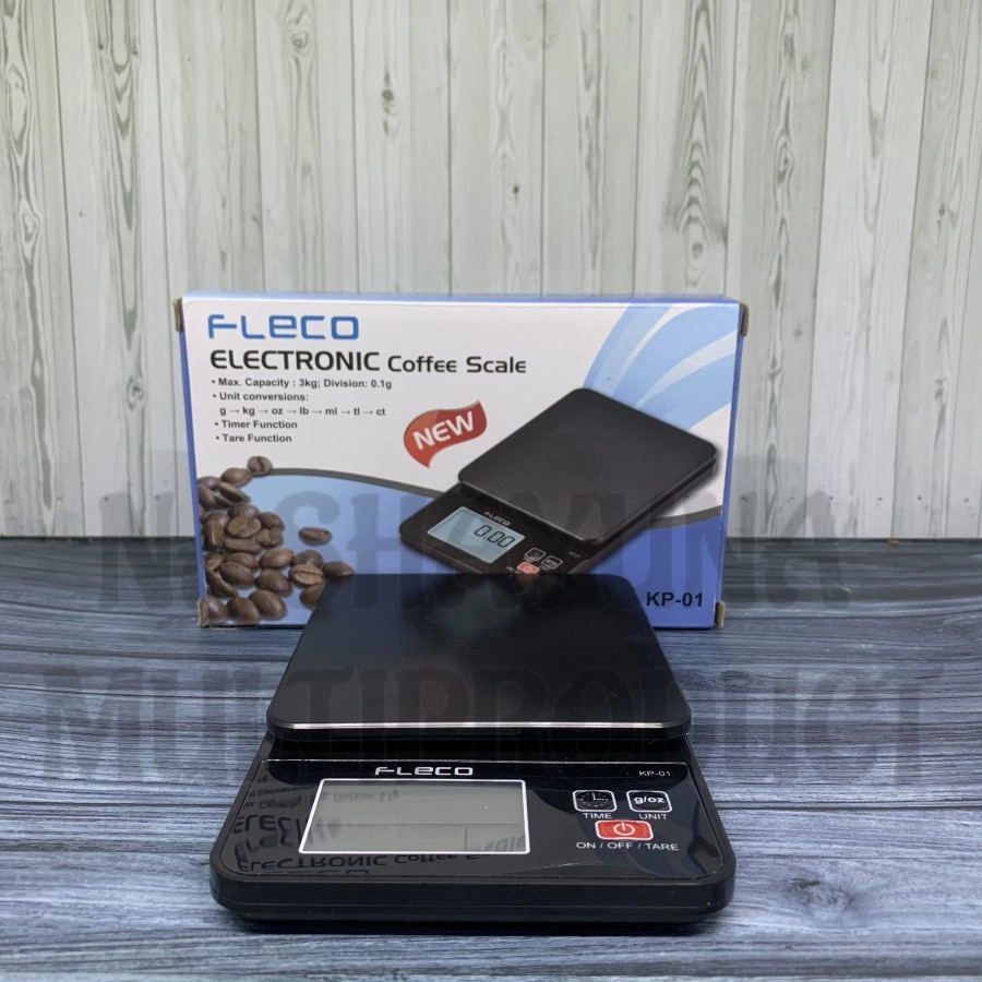 TIMBANGAN DIGITAL/TIMBANGAN DAPUR FLECO KP-01 ELECTRONIC COFFEE SCALE