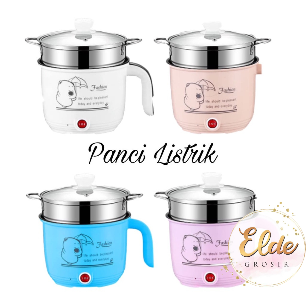 ELDE - Panci Kukus Elektrik Serbaguna/Panci Listrik Multifungsi / panci fashion kukus