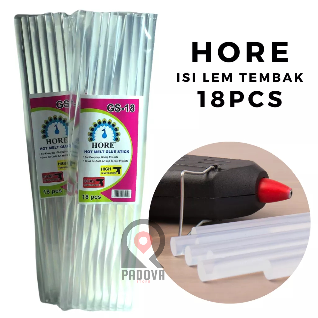 

Lem Tembak / Lem Lilin / Refill Lem Stik Isi 18 HORE