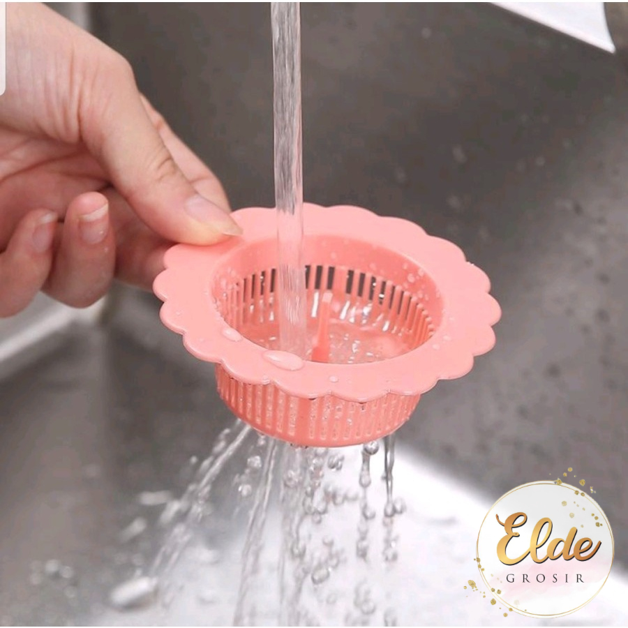 ELDE - Saringan Sampah BAK CUCI PIRING PVC / Saringan Afur Wastafel Dapur