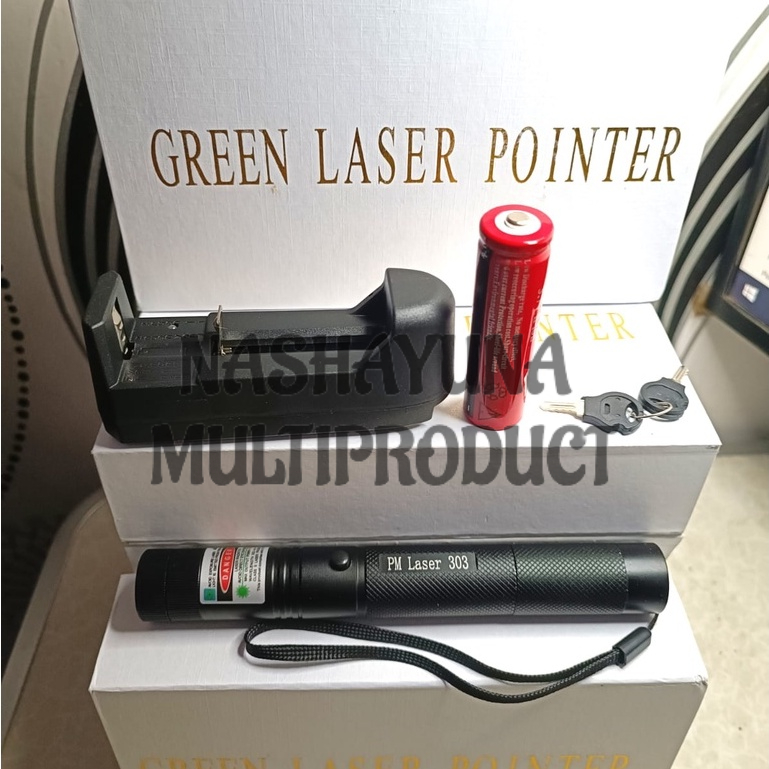 [BAYAR DI TEMPAT] SENTER JARAK JAUH/GREEN LASER POINTER MX-303 CAHAYA HINGGA 16 KM RECHARGER