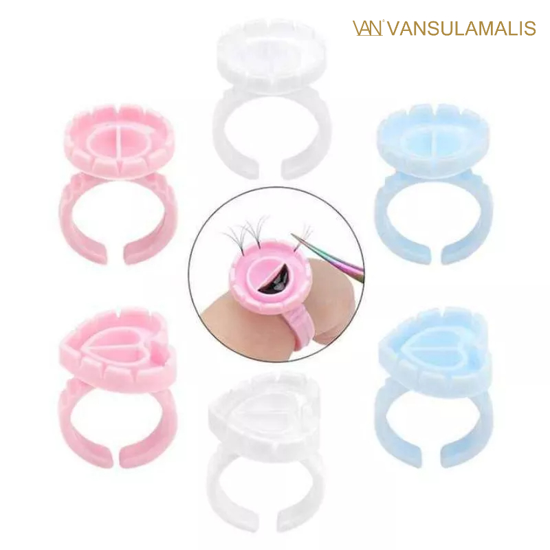 100PCS RING V EYELASH / RING RUSSIAN EYELASH / RING LEM EYELASH CABANG VOLUME (100 PCS)