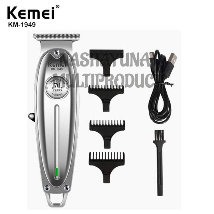 [PROMO COD] ALAT CUKUR RAMBUT PORTABLE KEMEI KM-1949 SPECIAL EDITION PROFESSIONAL HAIR CLIPPPER TRIMMER