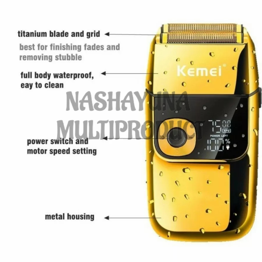 ALAT CUKUR SHAVER KEMEI KM-2028  PROFESIONAL FOIL SHAVER