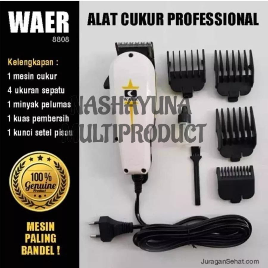 Mesin Cukur WAER WA-8808 Cukur kumis / Clipper Profesional Berkualitas Terbaik