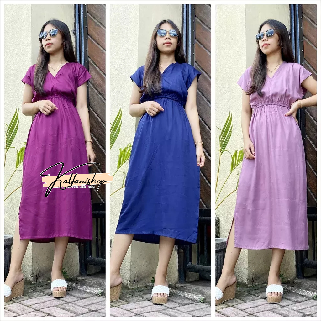 DASTER DRESS MANOHARA PANJANG BALI POLOS