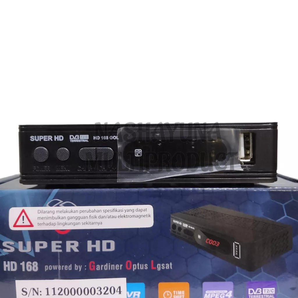PROMO!!! SET TOP BOX DVBT2 SUPER HD 168 OPTUS UNTUK SIARAN TV DIGITAL