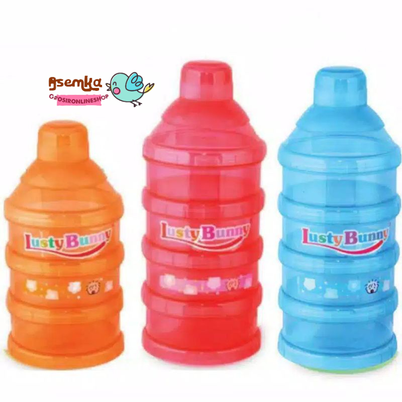 TEMPAT SUSU SUSUN 3 DAN 4 NINIO LUSTY BUNNY / KONTENER SUSU 3 DAN 4 TINGKAT