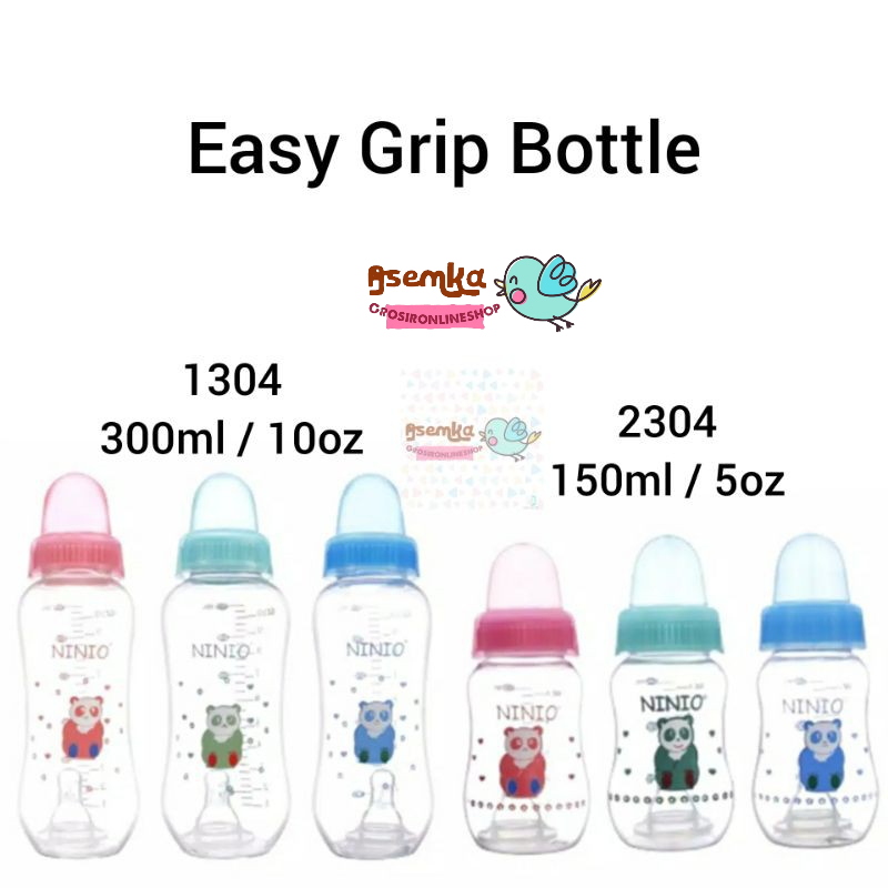 Botol susu Easy Grip Ninio Panda 2304 1304 150ml 300ml