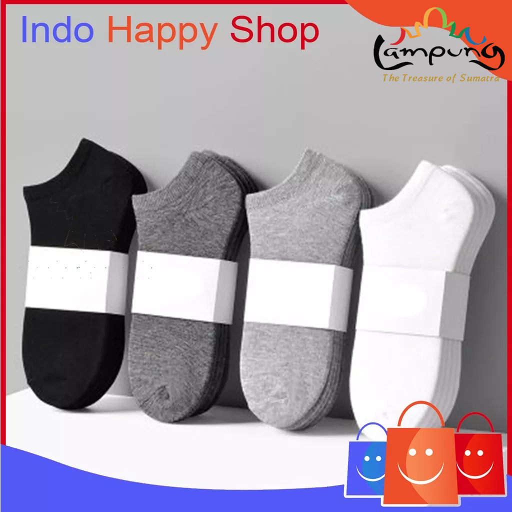 ⭐️𝐈𝐇𝐒 𝟑𝟏𝟕 𝐋𝐚𝐦𝐩𝐮𝐧𝐠⭐️Kaos Kaki Wanita Pria Polos Kaos Kaki Fashion Kaos Kaki Pendek Ankle Socks