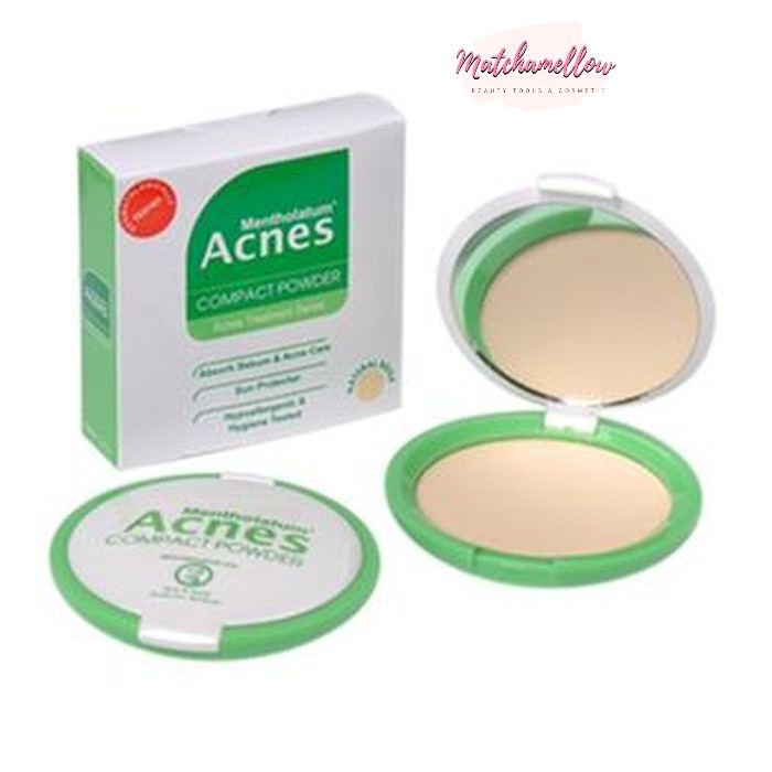 ❄️MATCHA❄️ ACNES COMPACT POWDER ABSORB SEBUM - ACNE CARE BEDAK PADAT KULIT JERAWAT