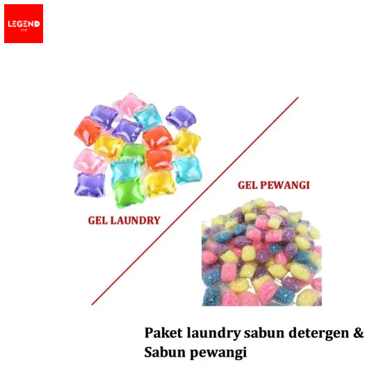 PAKET SABUN GEL DETERGENQ LAUNDRY DAN GEL PEWANGI CUCI BAJU