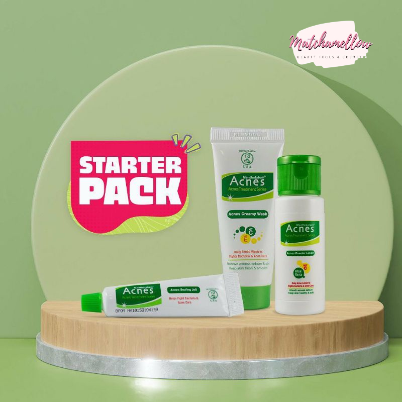❄️MATCHA❄️ ACNES STARTER PACK - ACNES TREATMENT SERIES TRAVEL KIT