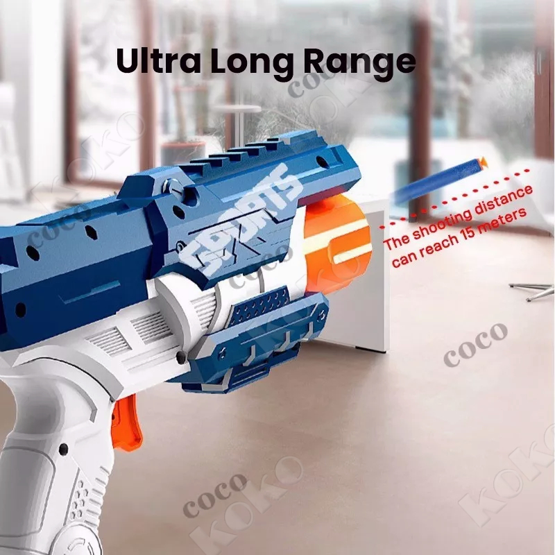 【penjual lokal】MAINAN PISTOL TEMBAKAN NERF SERI SPORT / SOFT TOYS GUN / PELURU SPONS PISTOL LEMBUT