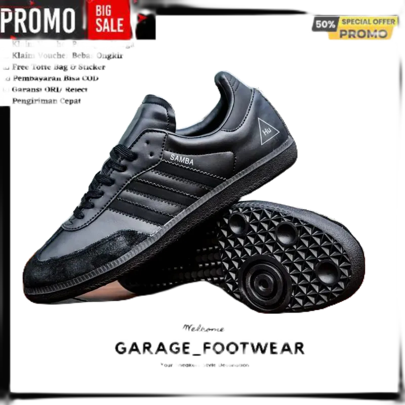 ADIDAS SAMBA X PHARRELL WILLIAMS FULL BLACK