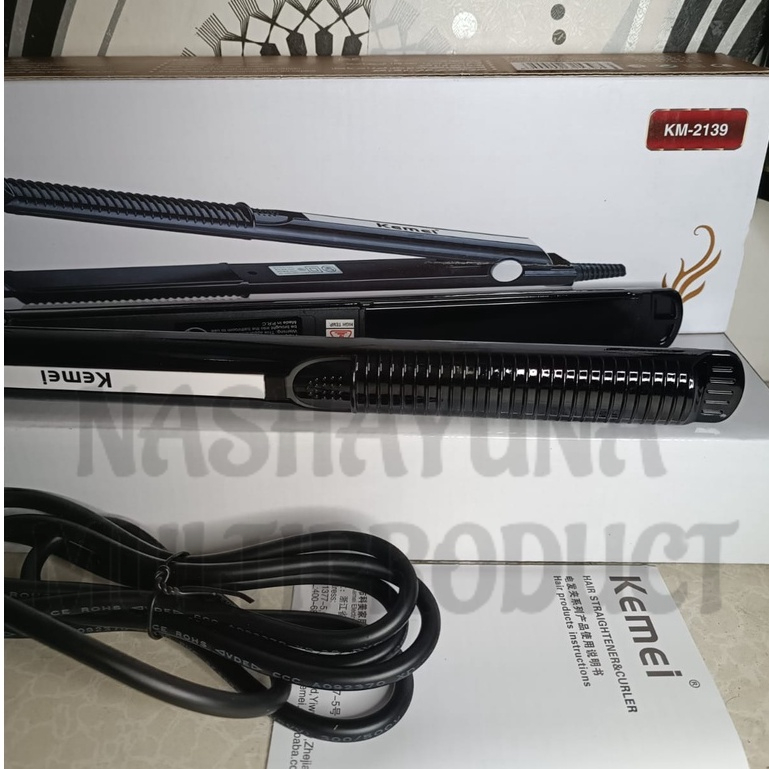 CATOK RAMBUT/PELURUS RAMBUT KEMEI KM-2139 PROFESIONAL HAIR IRON