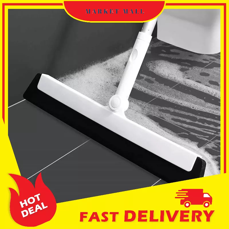 Sapu EVA Karet Rubber Broom Floor Collapsible Sweeper ABS dan Aluminium Yibeilife - 7CHX1MWH