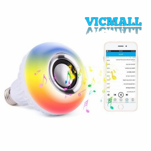 VICMALL - Speaker Bluetooth Wireless Lampu Remote Music LED