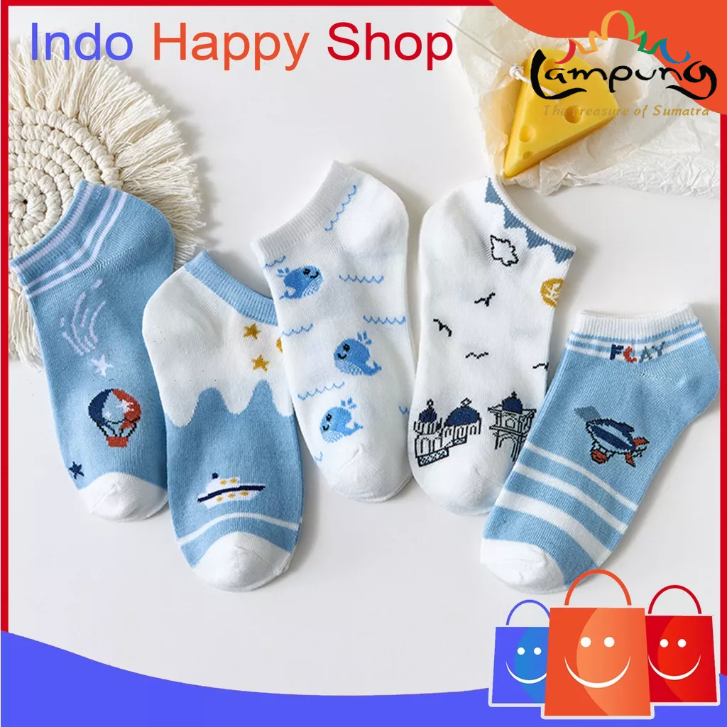 ⭐️𝐈𝐇𝐒 𝟕𝟗𝟖 𝐋𝐚𝐦𝐩𝐮𝐧𝐠⭐️Kaos Kaki Pria Wanita Kaos Kaki Pendek Japanese Fashion Import